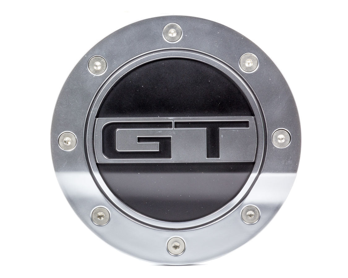 Fuel Door GT Silver/Blk 15- Mustang