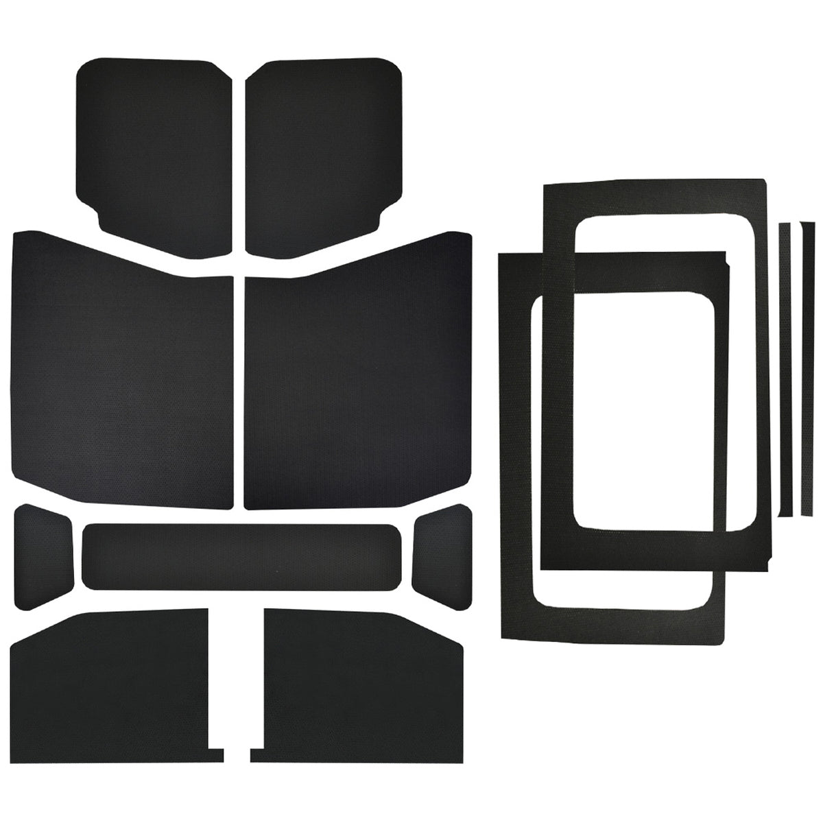 Jeep JL 4 DR 18- Headl iner Kit Black Leather
