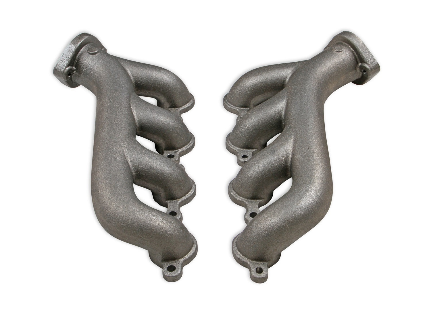 Cast LS Exhaust Manifold Set - Natural Finish