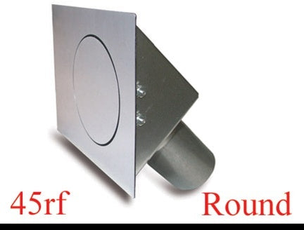 Round Fuel Door Flat Surfaces