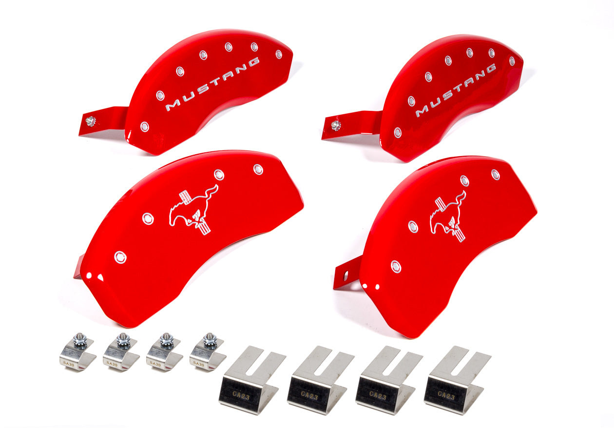 15- Mustang Caliper Covers Red