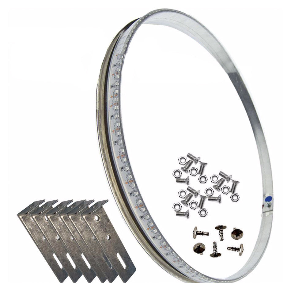 18- Jeep JL Wheel Ring Brake Light Red