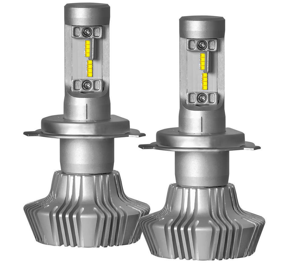 H4 Platinum LED Bulb Twi n Pack - 4000Lm 6000K