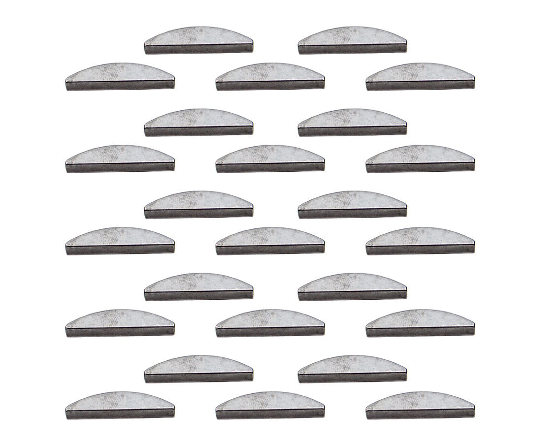Woodruff Keys 25pk 3/16 x 1-7/16 in