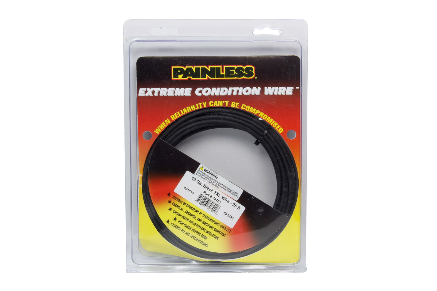 10 Gauge Black TXL Wire 25 Ft.