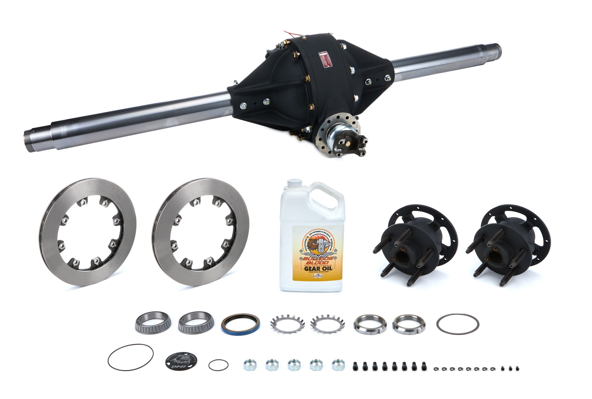 4.86 Mod Rear w/GN Tubes Billet Hubs & Rotors