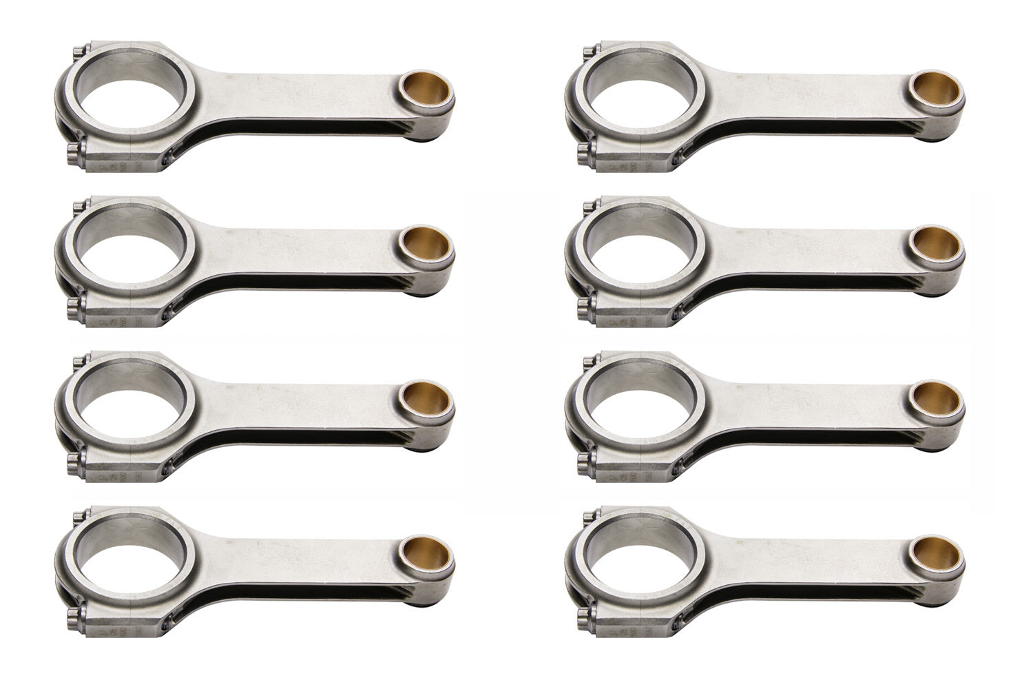 BBC 4340 Forged H-Beam Rods 6.535 w/ARP2000