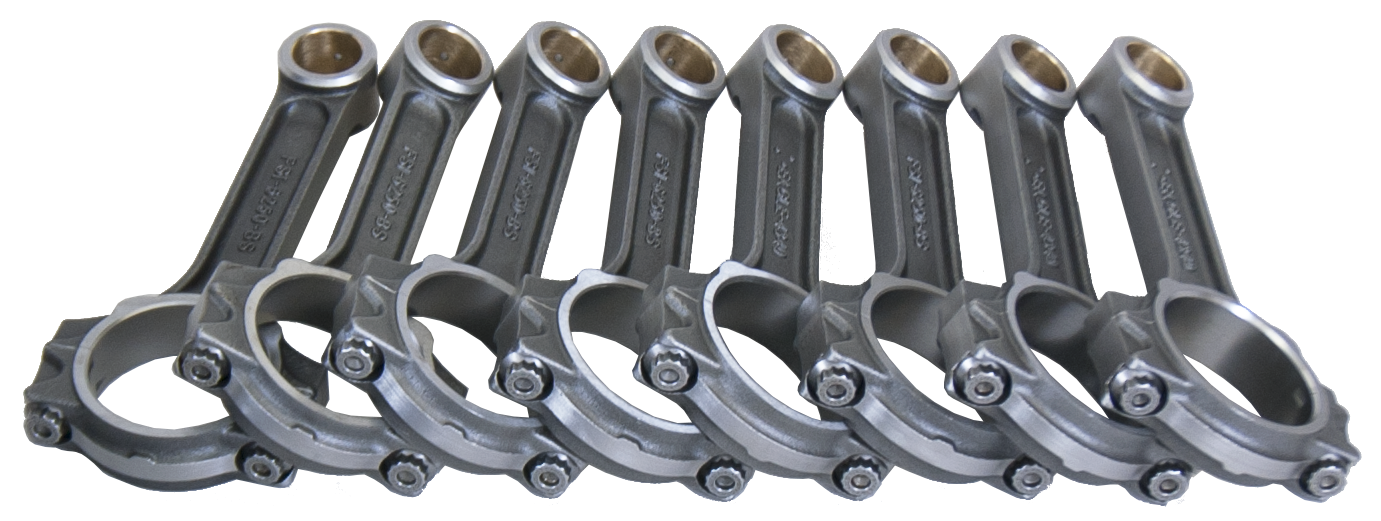 SBC Forged 4340 I-Beam Rods 6.250 w/7/16 Bolts
